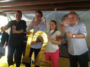 Governador Camilo Santana apoia o PDT em Guaramiranga (CE)