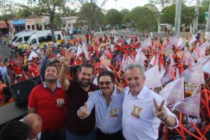 Lupi e André Figueiredo em Caririaçu