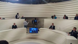 Líder do PDT na Câmara, deputado Weverton Rocha, no programa Roda-Viva