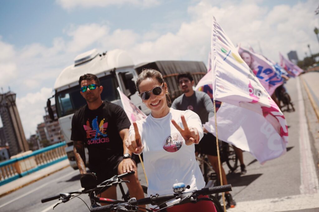 Mais de 50 ciclistas participaram do ato até o Marco Zero